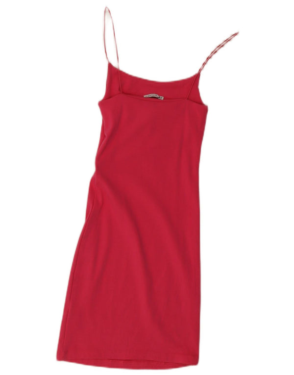 Abito sottoveste da donna Zara UK 8 piccolo in cotone rosa