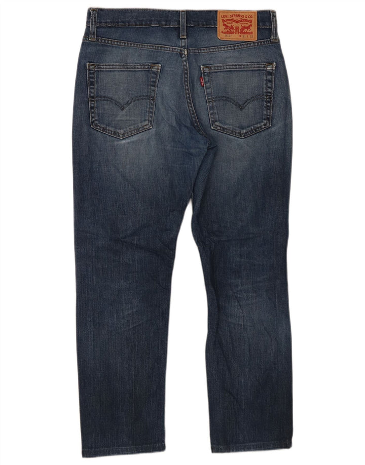 Levi's Uomo 511 Slim Jeans W31 L27 Blu Navy Cotone