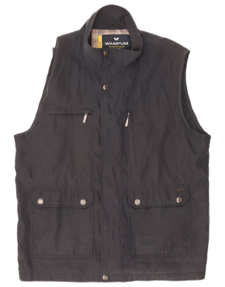 Gilet da uomo Wampum UK 42 XL poliestere nero