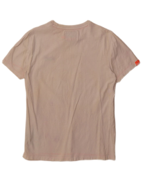 Cotone bianco medio da uomo Superdry