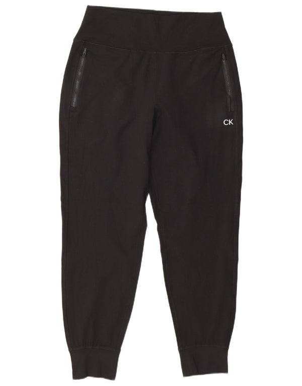 Pantaloni da tuta elasticizzati da donna Calvin Klein Joggers UK 16 Large Nero