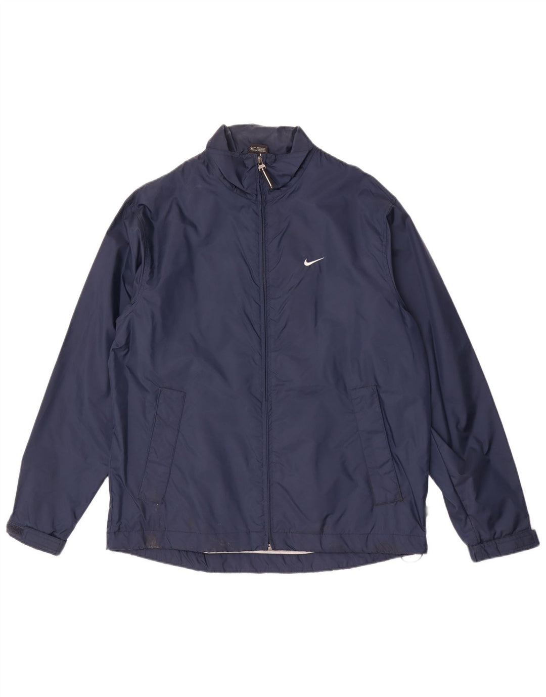 Giacca antipioggia da uomo Nike UK 38 media nylon blu navy