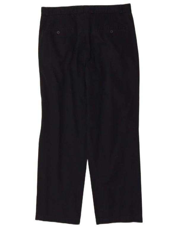 Pantaloni da abito con pegging da uomo C&A EU 46 Small W34 L30 Cotone blu navy