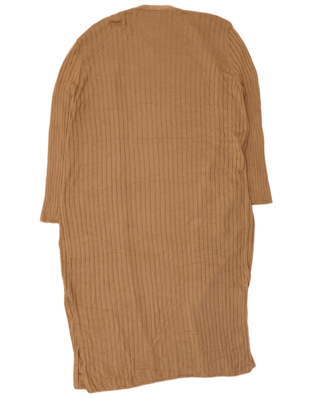 Maglione cardigan lungo da donna Marks & Spencer UK 16 grande marrone