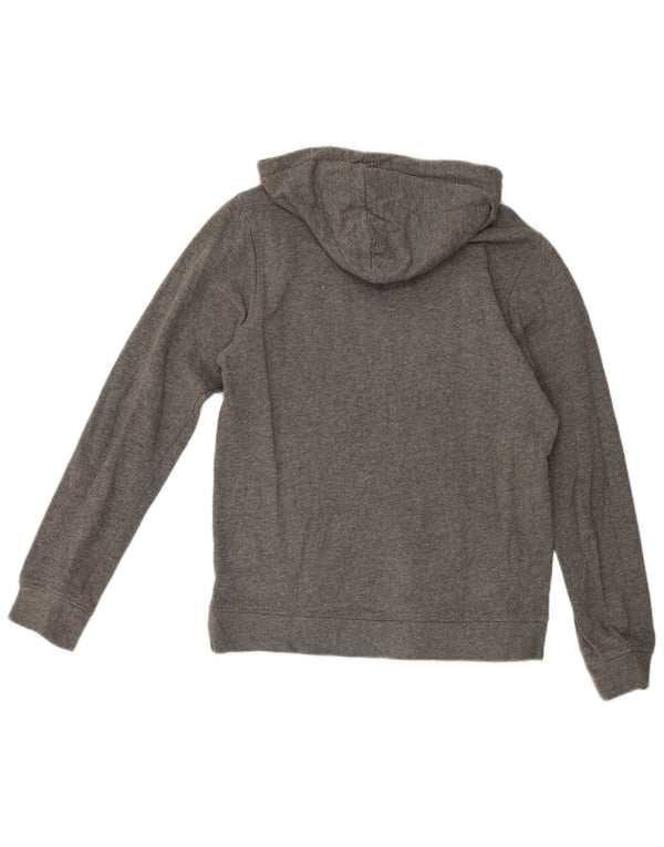 Felpa con cappuccio grafica da uomo Asics piccola in cotone grigio