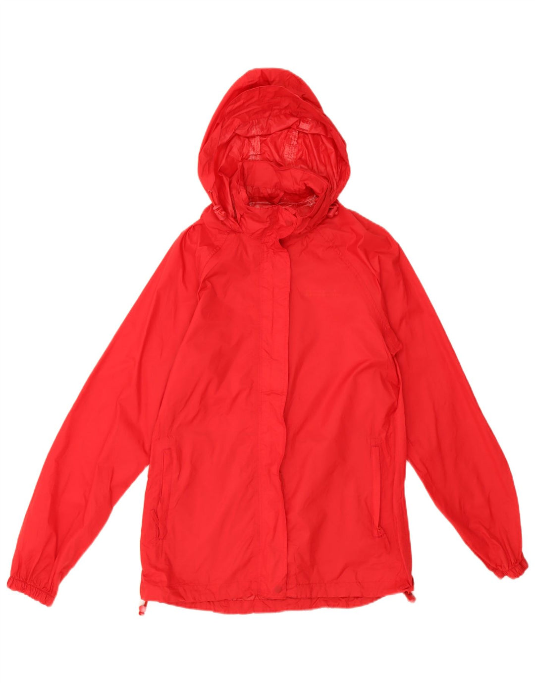 Giacca antipioggia con cappuccio da donna Mountain Warehouse UK 8 Small Nylon rosso