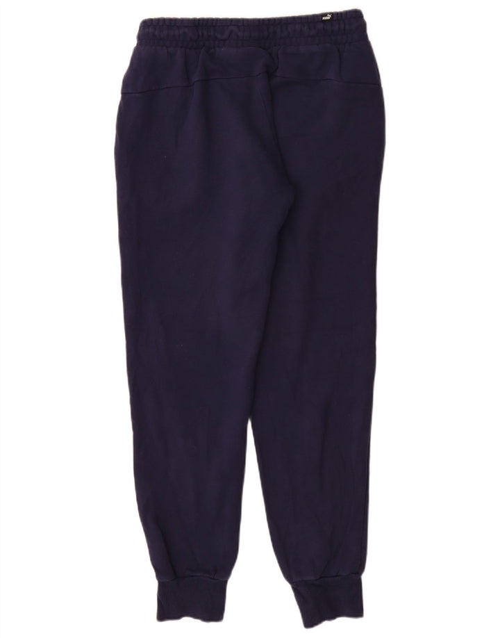 Pantaloni da tuta da uomo PUMA Joggers piccoli in cotone blu navy