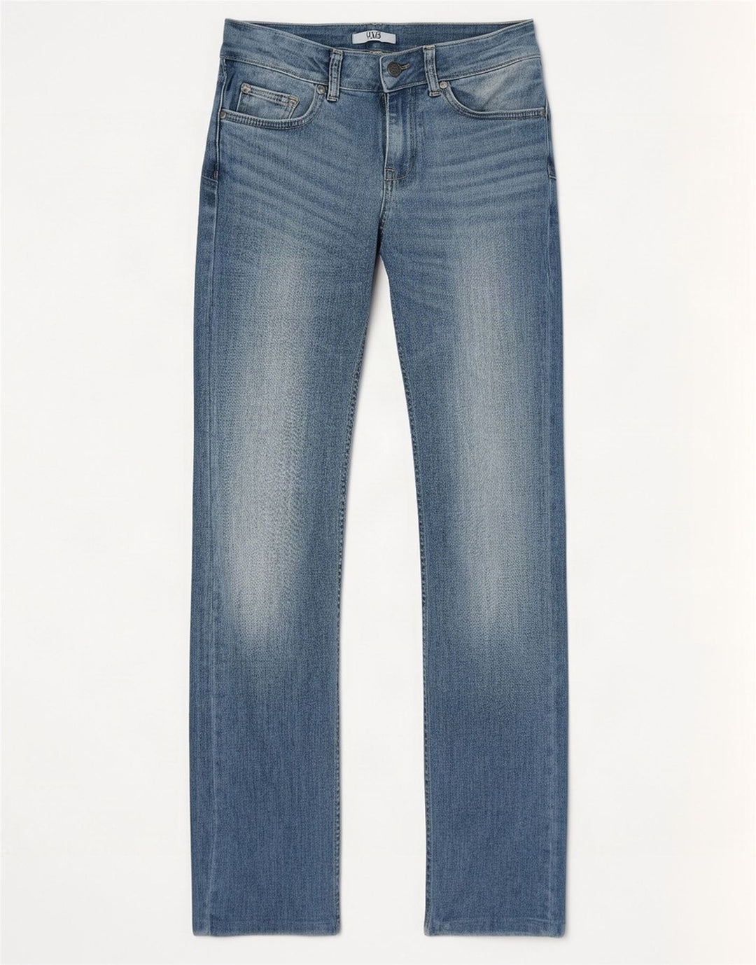 Jeans dritti a vita bassa da donna Liu Jo W27 L30 Blu