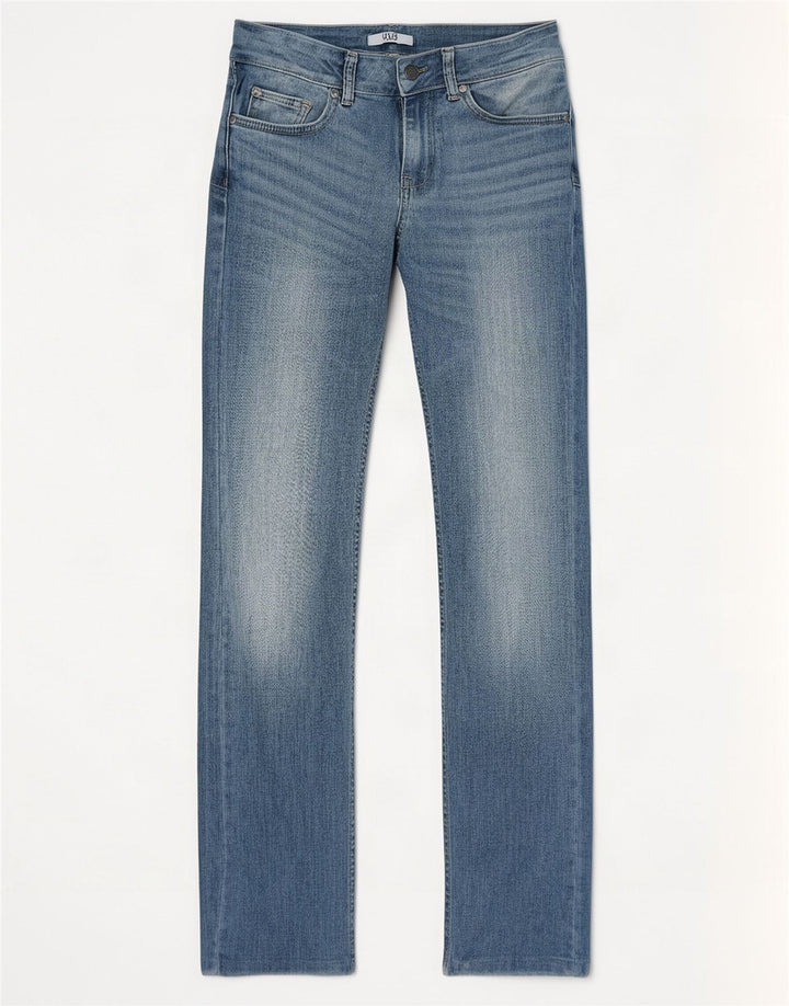 Jeans dritti a vita bassa da donna Liu Jo W27 L30 Blu