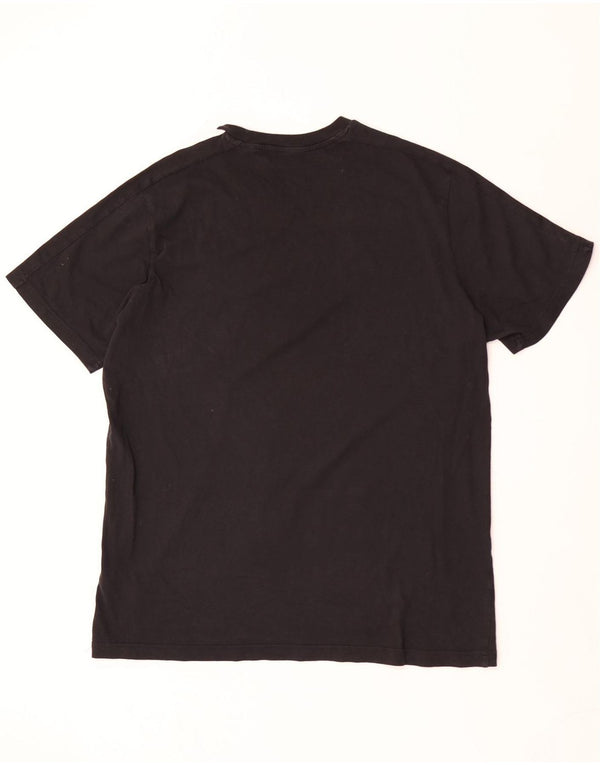 Adidas Uomo Juventus T-shirt Top Large Nera in cotone