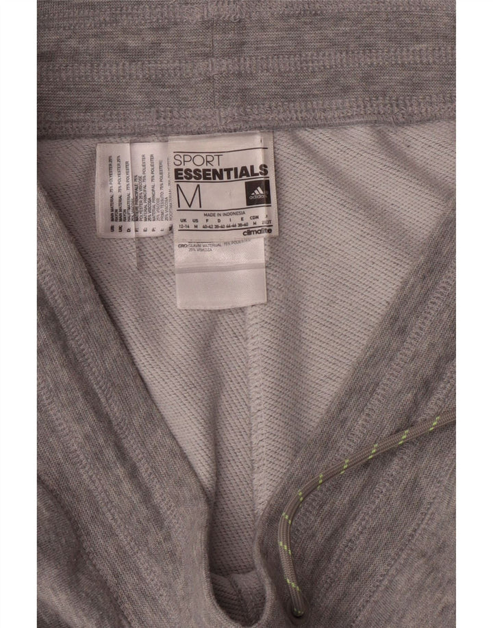 Pantaloncini sportivi Adidas da donna Bermuda UK 12/14 Poliestere grigio medio
