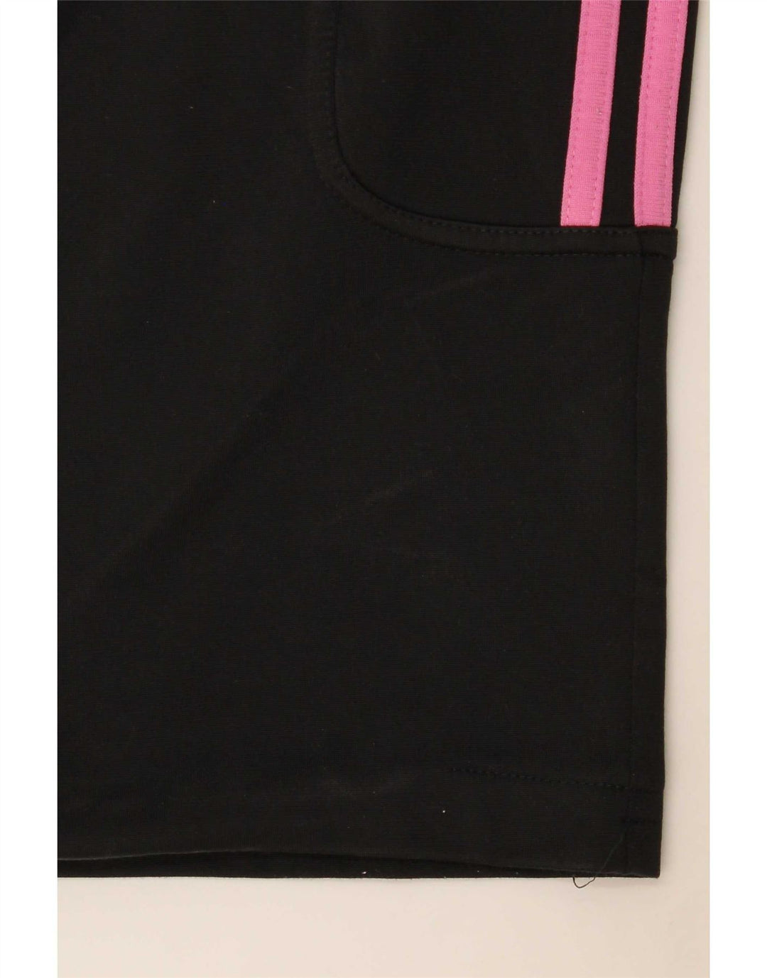 Pantaloni della tuta da donna Adidas UK 10 piccoli poliestere nero