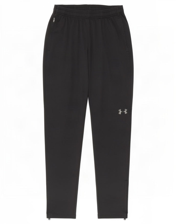 Pantaloni da tuta da uomo Under Armour piccoli in poliestere nero