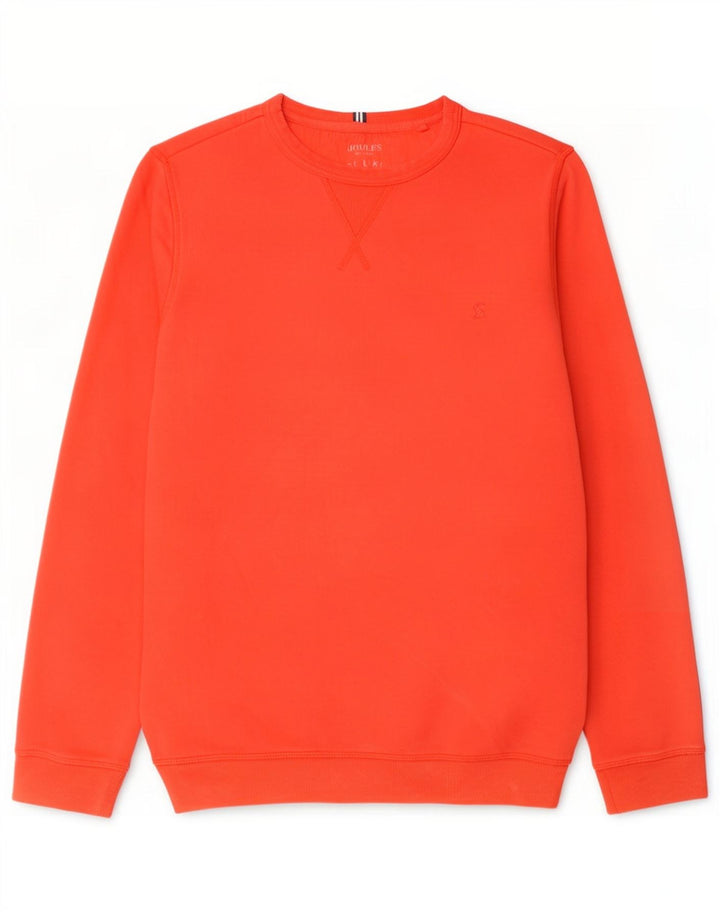 Felpa da uomo Joules Maglione piccolo in cotone arancione