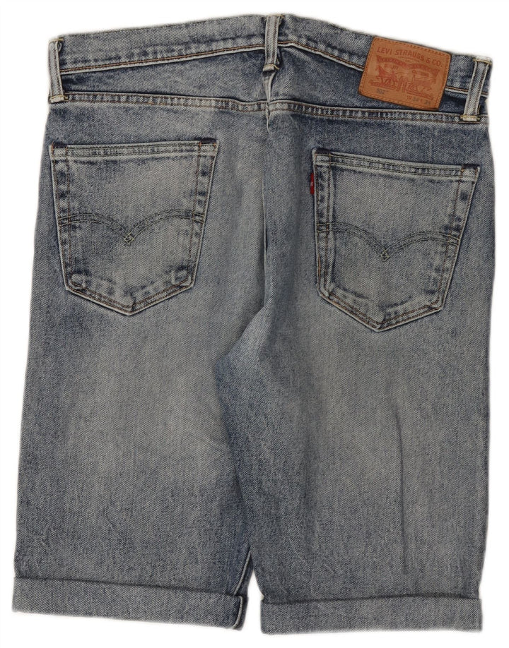 Pantaloncini di jeans Levi's 502 da uomo W34 di grandi dimensioni in cotone blu
