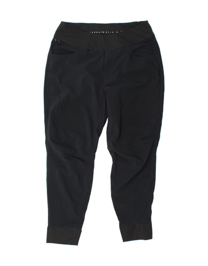 WRANGLER Womens Tracksuit Trousers Joggers UK 14 Medium  Black Polyester Vintage Wrangler and Second-Hand Wrangler from Messina Hembry 