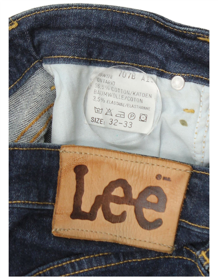 Jeans skinny da donna Lee W32 L33 cotone blu navy