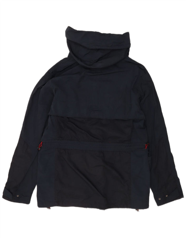 Giacca da uomo con cappuccio Zara UK 40 Large Blu Navy