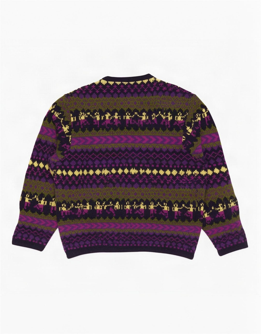 Maglione cardigan da donna Pancari UK 14 Medio multicolore Fair Isle