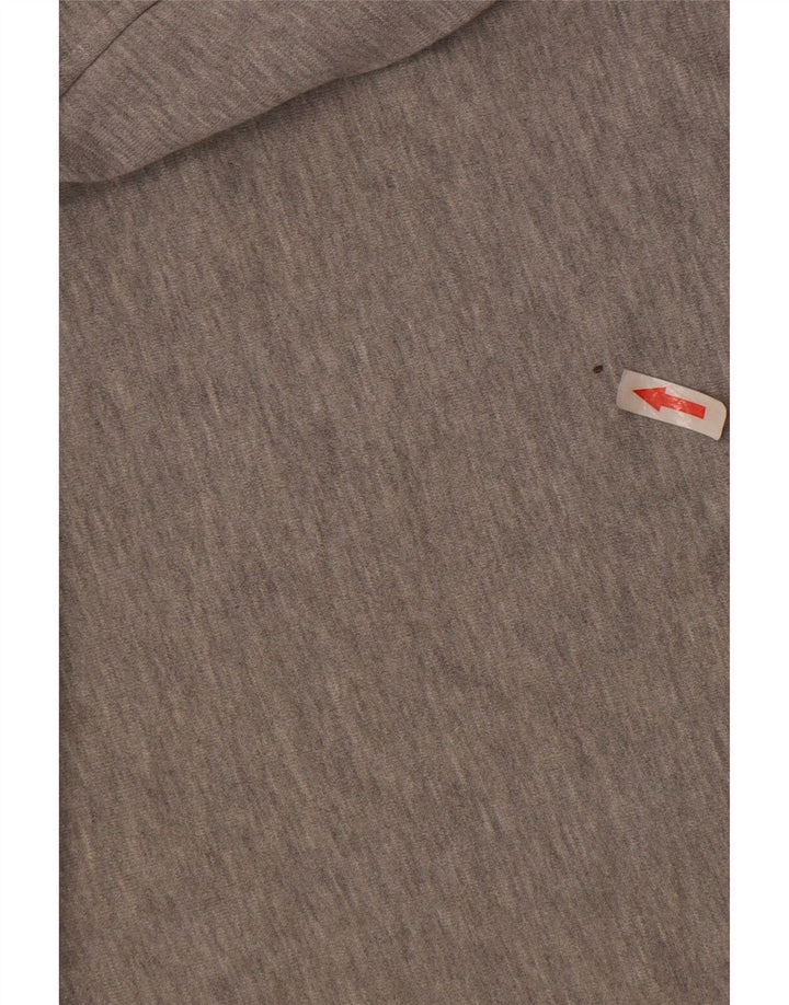 Felpa Adidas da uomo maglione piccolo grigio cotone screziato