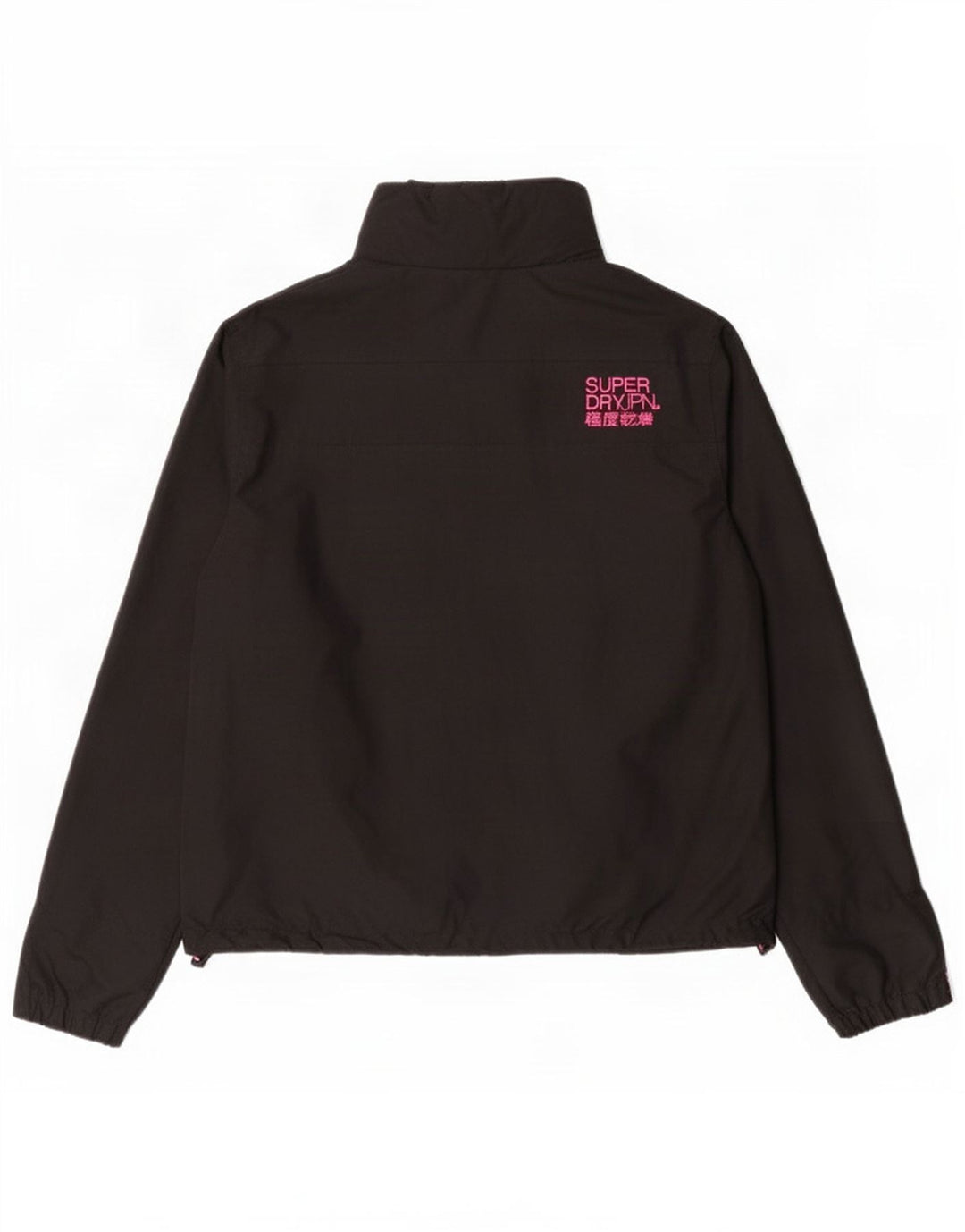 Giacca antipioggia da donna Superdry The Windcheater UK 18 XL nylon nero