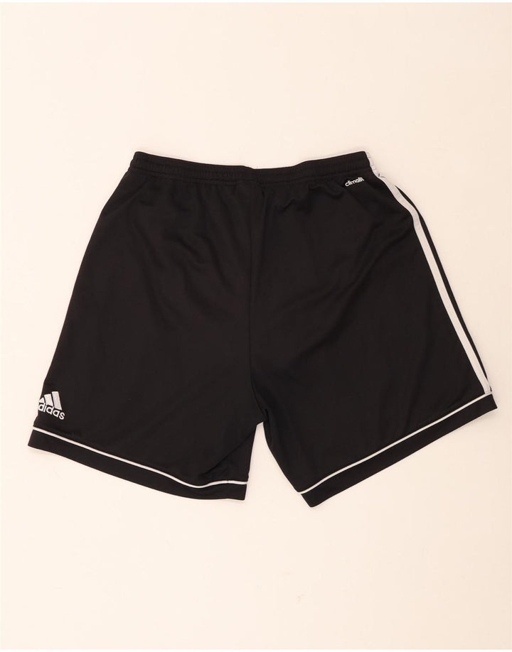 Pantaloncini sportivi Adidas Climalite da uomo grandi in poliestere nero
