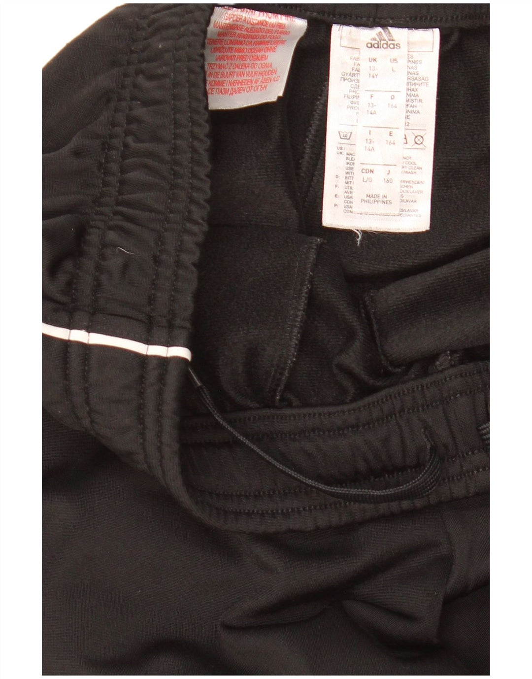 Pantaloni da tuta da ragazzo Adidas Joggers 13-14 anni Poliestere nero