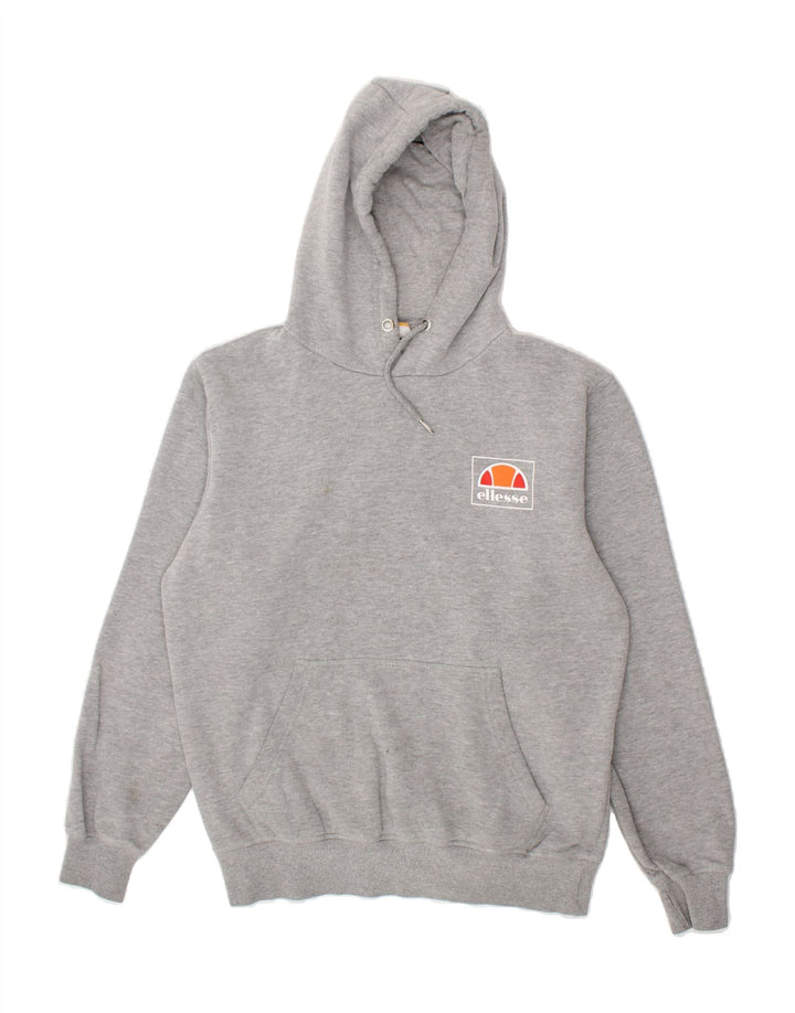 ELLESSE Mens Hoodie Jumper Medium Grey Vintage Ellesse and Second-Hand Ellesse from Messina Hembry 