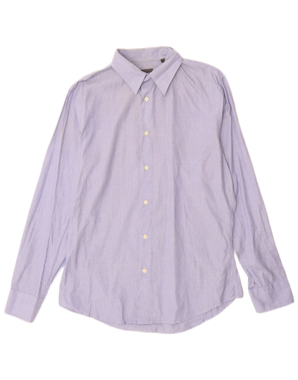 Camicia slim fit da uomo Calvin Klein taglia 41 16 grande cotone blu