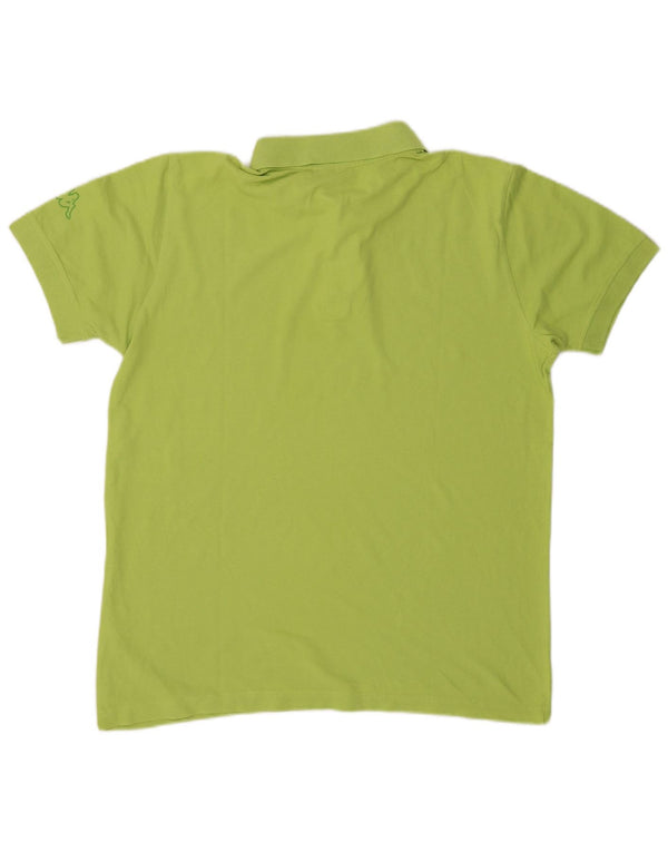 Polo Kappa Uomo Large Verde Cotone