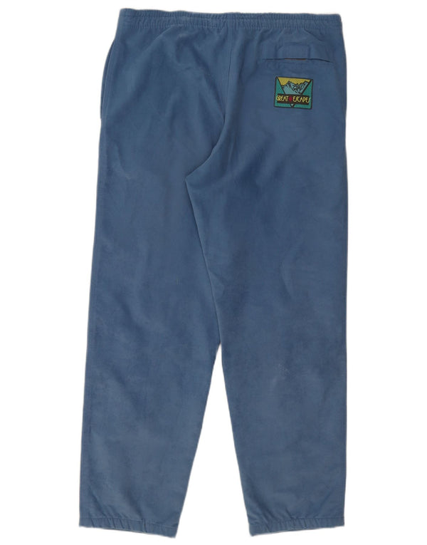 Pantaloni casual affusolati vintage da uomo EU 52 XL W38 L30 Blu
