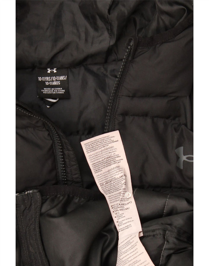 Giacca imbottita grafica da ragazzo Under Armour 10-11 anni Colorblock nero