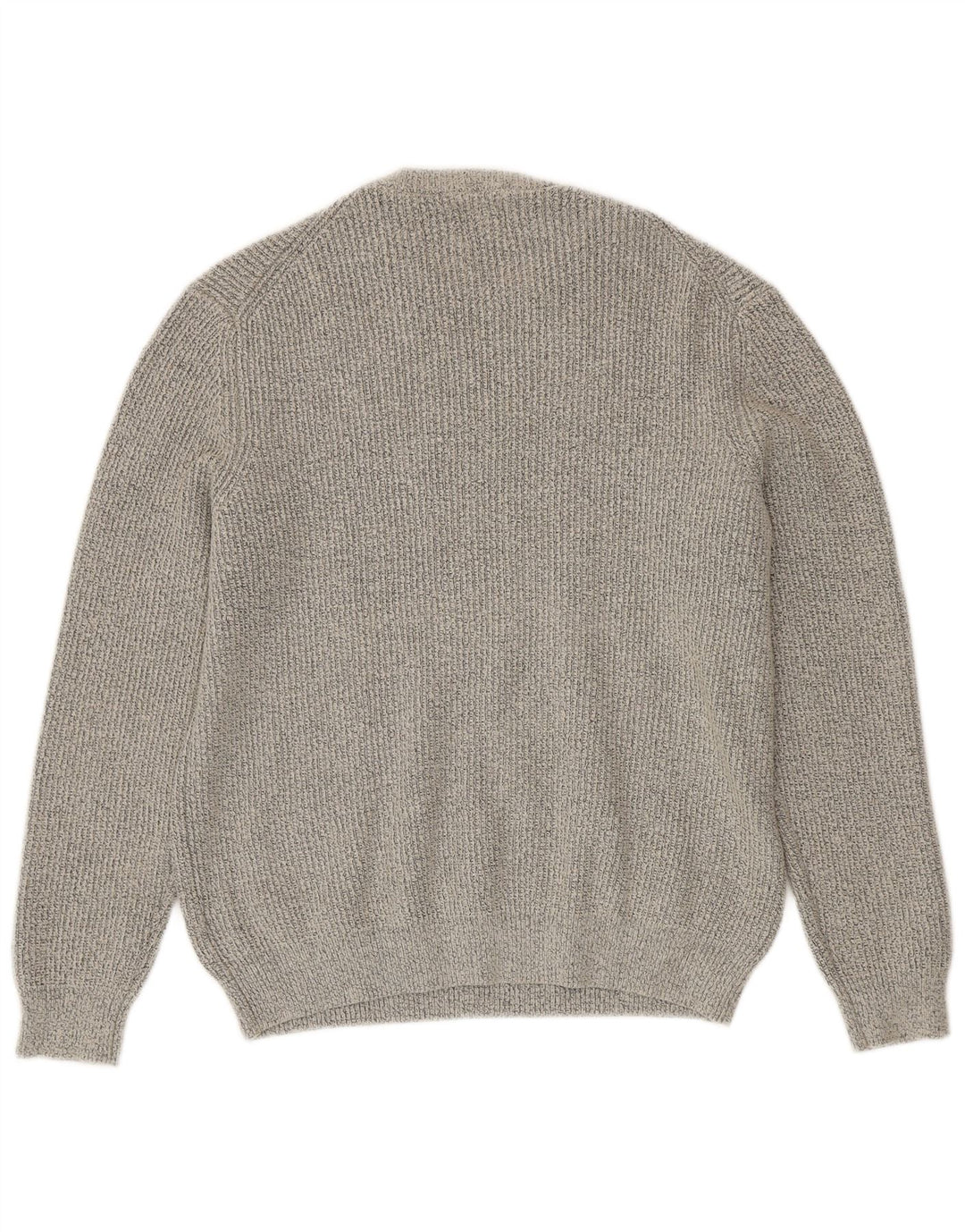 Maglione maglione girocollo da uomo Marks & Spencer grande grigio in poliammide