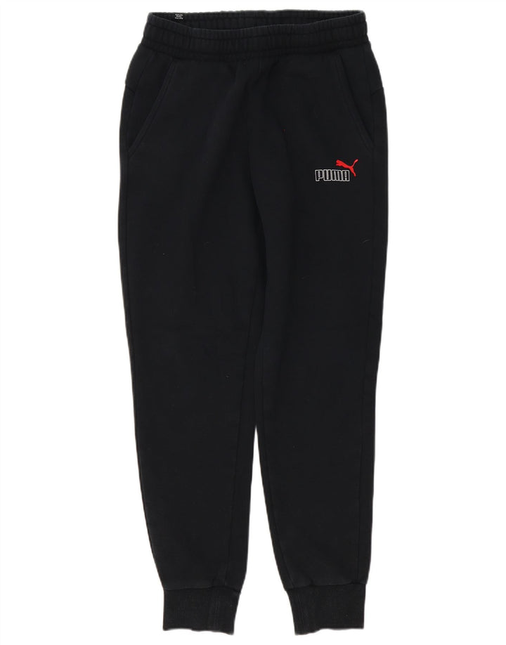 Pantaloni da tuta da uomo Puma Joggers piccoli in cotone nero