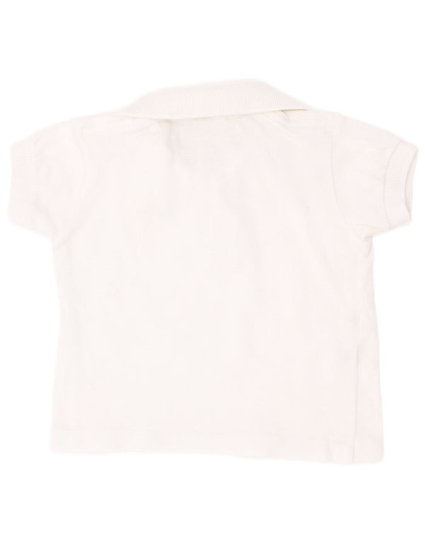 Polo Lacoste bambino 9-12 mesi in cotone bianco