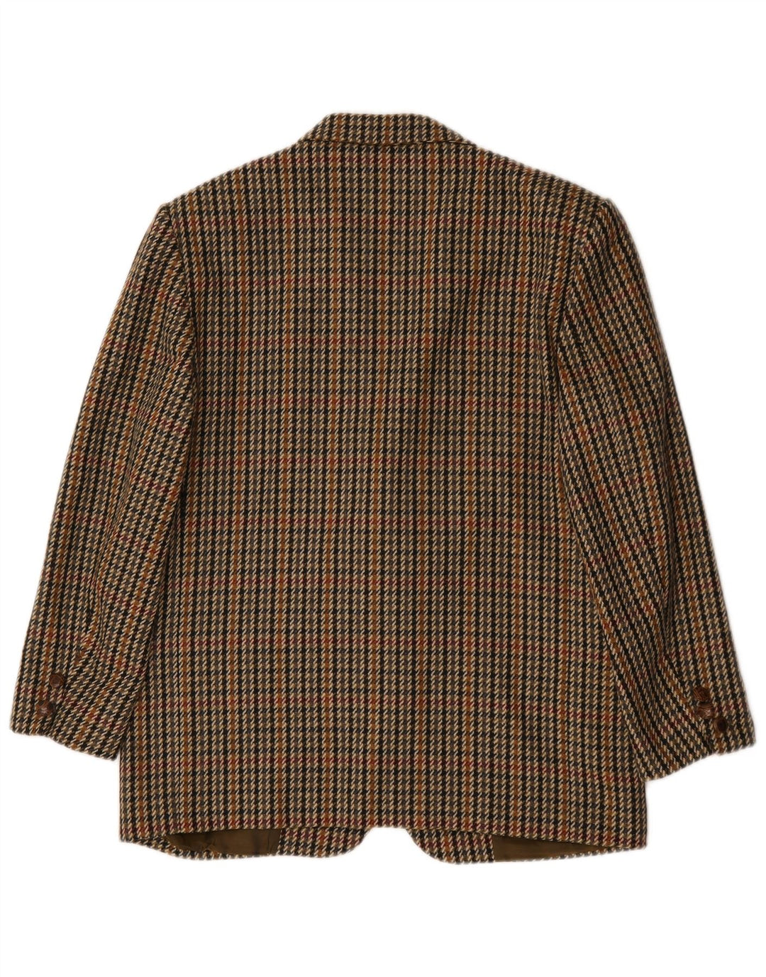 Giacca blazer a 2 bottoni da donna Les Copains IT 44 pied de poule marrone medio