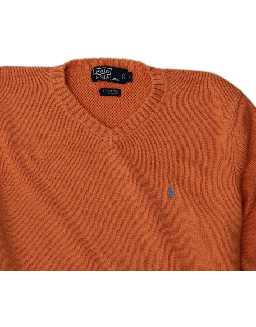 POLO RALPH LAUREN Maglione da uomo con scollo a V arancione medio