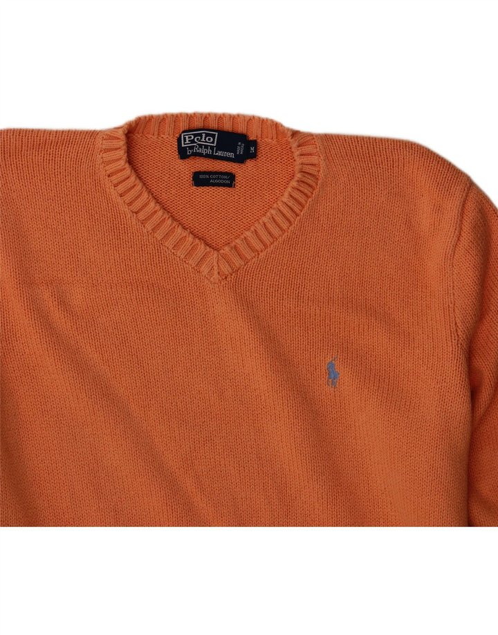 POLO RALPH LAUREN Maglione da uomo con scollo a V arancione medio
