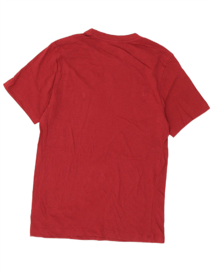 T-shirt grafica da uomo NIKE Top piccola in cotone bordeaux
