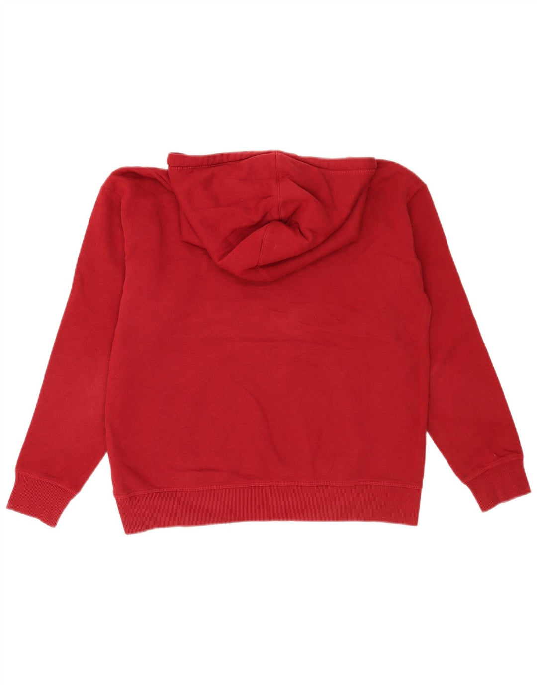 Felpa con cappuccio da uomo Champion in cotone rosso medio