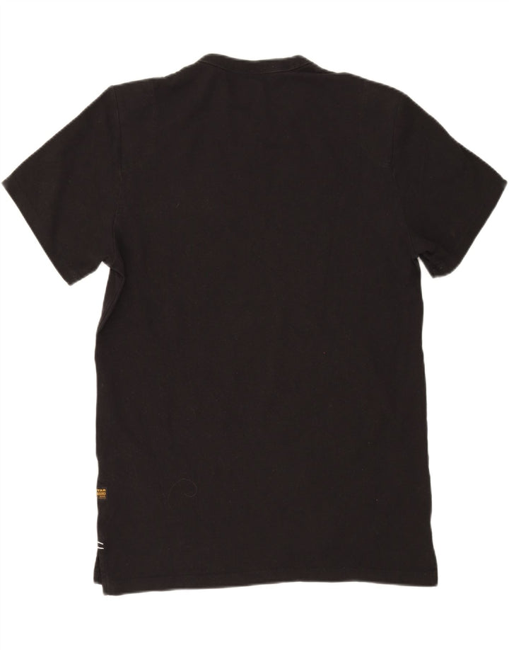 T-shirt grafica da uomo G-STAR Top in cotone nero medio