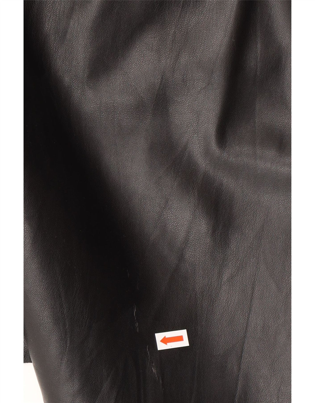 Minigonna Zara da donna in ecopelle media W28 poliestere nero