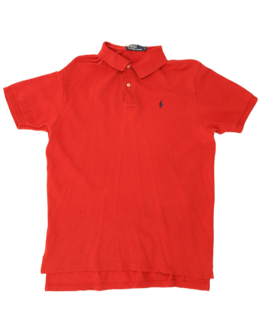 Polo da uomo Ralph Lauren grande in cotone rosso