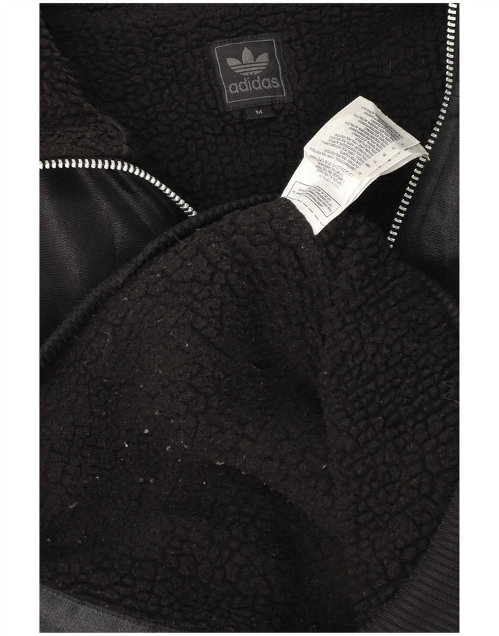 ADIDAS Giacca bomber con cappuccio da uomo Chile 62 UK 38 poliestere nero medio