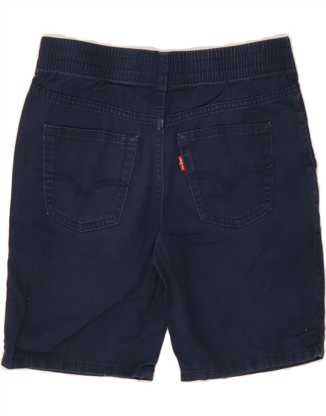 LEVI'S Boys Denim Shorts 11-12 Years Medium W26  Navy Blue Cotton Vintage Levi's and Second-Hand Levi's from Messina Hembry 