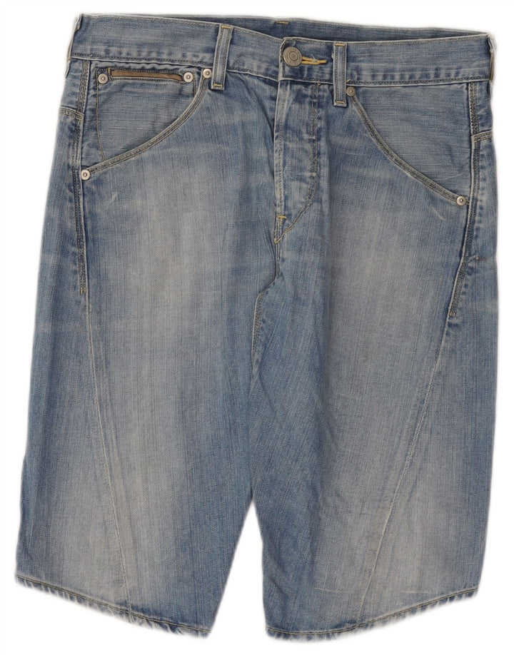 Pantaloncini di jeans ingegnerizzati da uomo Levi's XS W30 cotone blu