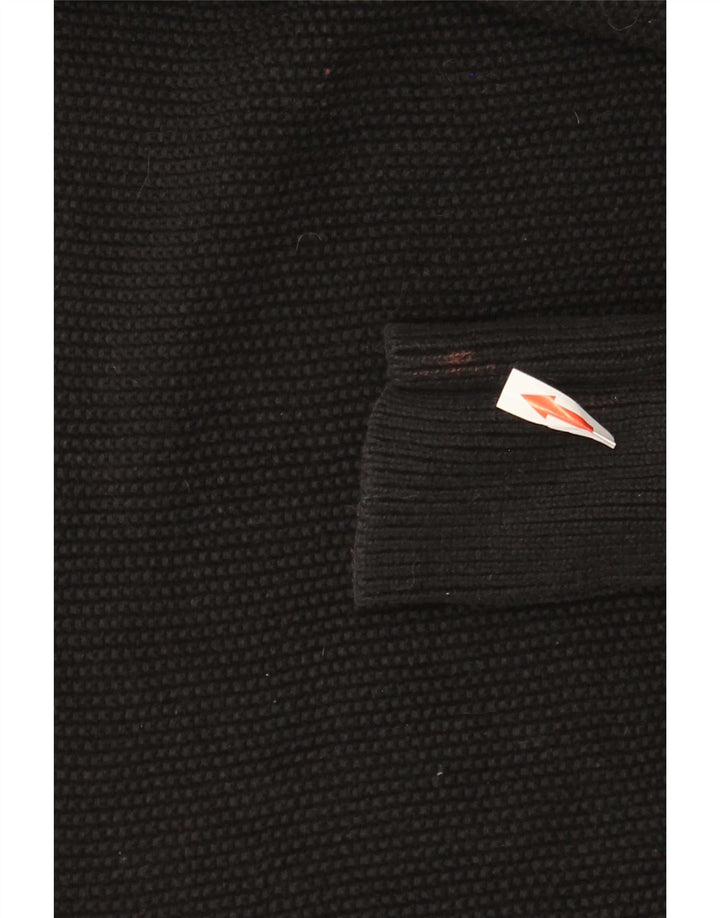Maglione maglione da donna Gap con collo alto UK 14 Cotone nero medio