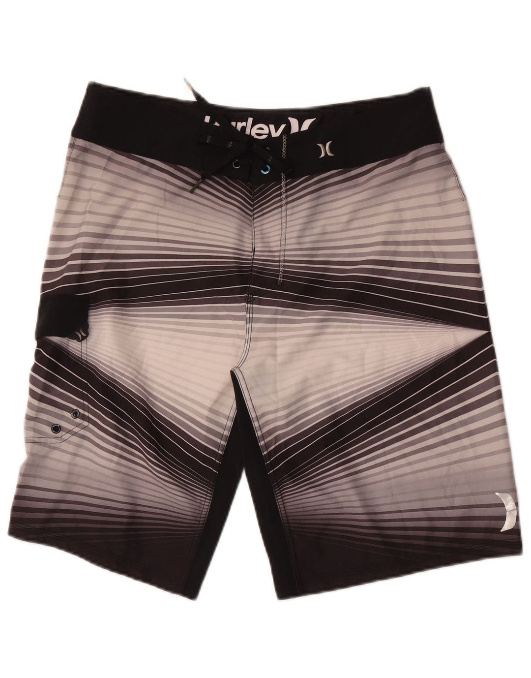 Pantaloncini da bagno da uomo Harley Poliestere medio a righe multicolore