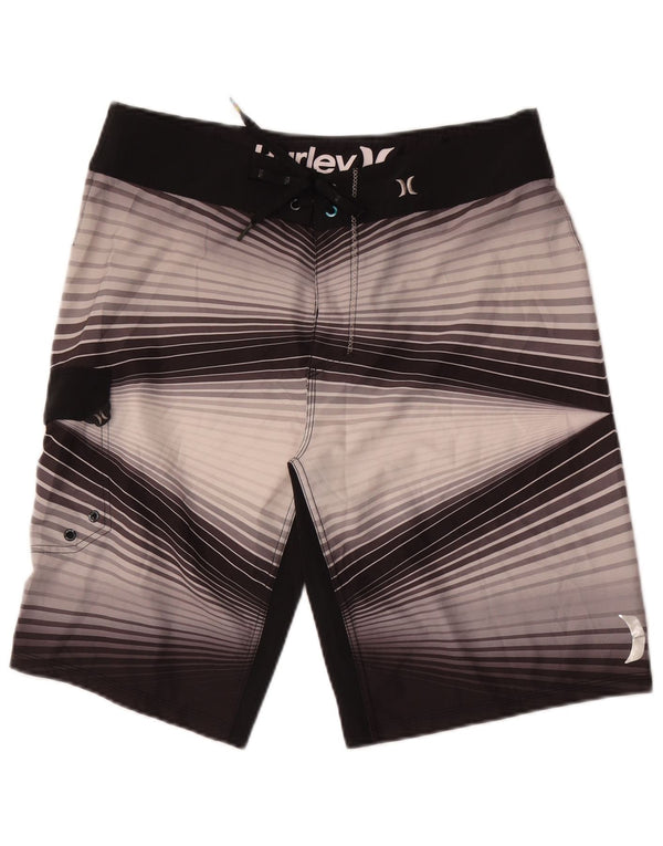 Pantaloncini da bagno da uomo Harley Poliestere medio a righe multicolore