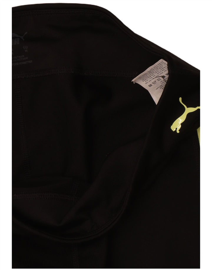 Leggings grafici da donna Puma UK 12 nylon color block medio nero